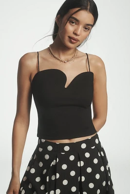 Dolan Left Coast Sculptural Crop Tank