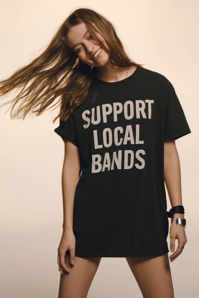 Original Retro Brand Support Local Bands Graphic Tee