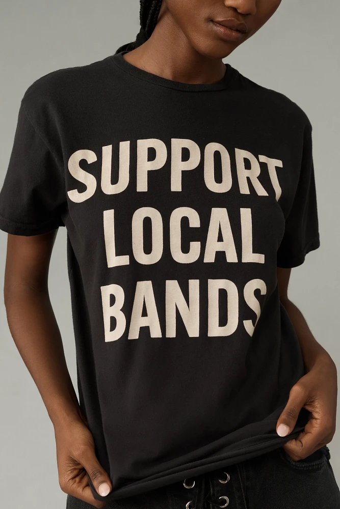 Original Retro Brand Support Local Bands Graphic Tee