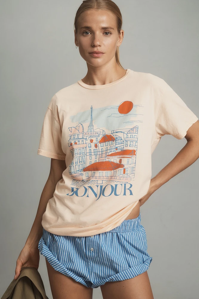 Original Retro Brand Bonjour Graphic Tee