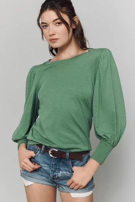 Nation Los Angeles Loren Puff-Sleeve Tee