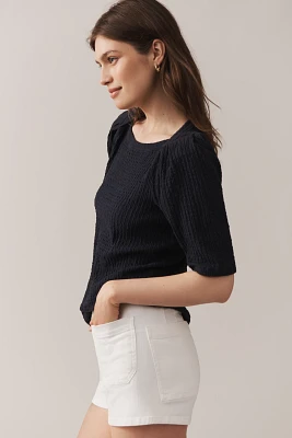 Nation Los Angeles Deana Envelope Short-Sleeve Top