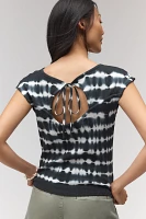 Nation Los Angeles Jilli Cap-Sleeve Cotton Top