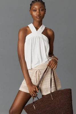 Nation Los Angeles Bibi Cotton Halter Top