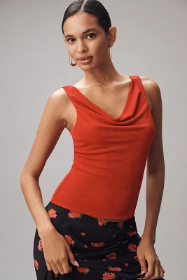 Sunday Brooklyn Cowl-Neck Tank Top
