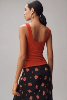 Sunday Brooklyn Cowl-Neck Tank Top