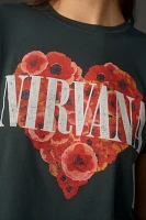 Letluv Nirvana Poppies Graphic Tee