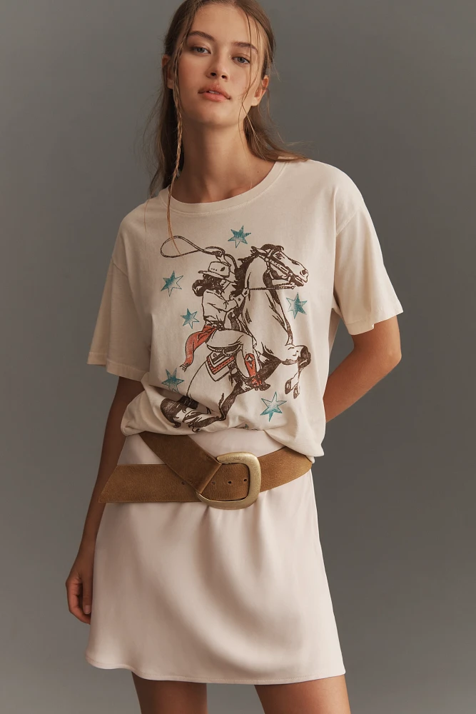 Letluv Horse Graphic Boyfriend Tee