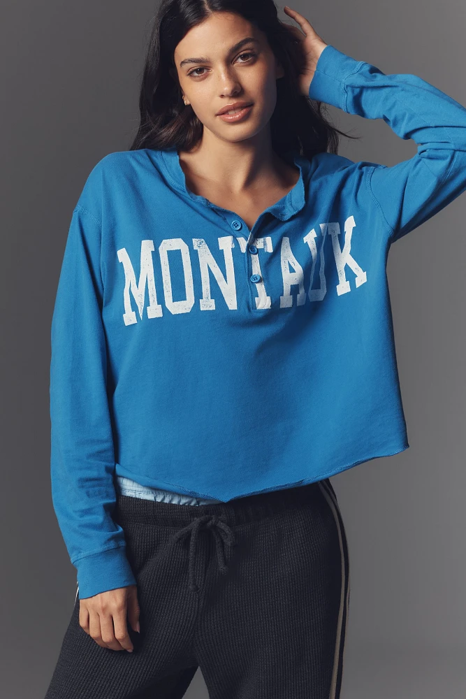 Letluv Montauk Henley Sweatshirt