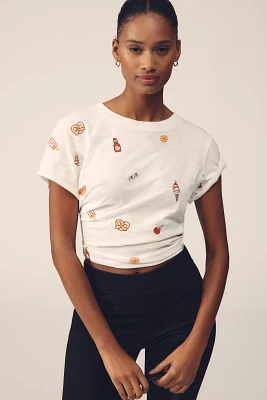 The Caitlin Boxy Tee by Maeve: Embroidery Edition