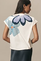 By Anthropologie Graphic Muscle Tee