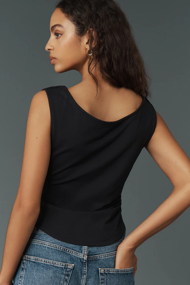 The Sloane Cowl-Neck Tank