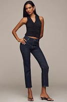 Maeve Ruched V-Neck Sleeveless Tank Top