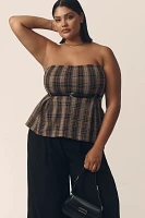 Maeve Button-Front Tube Top