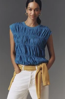 Maeve Tiered Smocked Bubble Tee