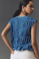 Maeve Tiered Smocked Bubble Tee