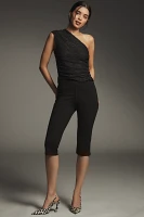 By Anthropologie Textured One-Shoulder Top