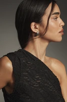 By Anthropologie Textured One-Shoulder Top