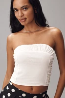 By Anthropologie Ruched Tube Top