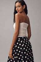 By Anthropologie Ruched Tube Top
