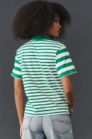 English Factory Striped Polo Top