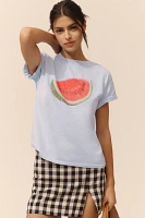 By Anthropologie Watermelon Graphic Tee