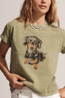 By Anthropologie Dog Icon Baby Tee