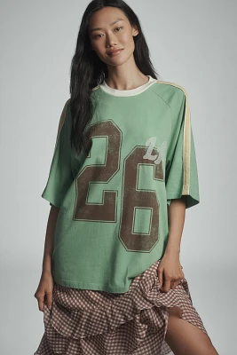 By Anthropologie Oversized Sporty Tee
