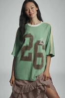 By Anthropologie Oversized Sporty Tee