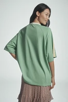 By Anthropologie Oversized Sporty Tee