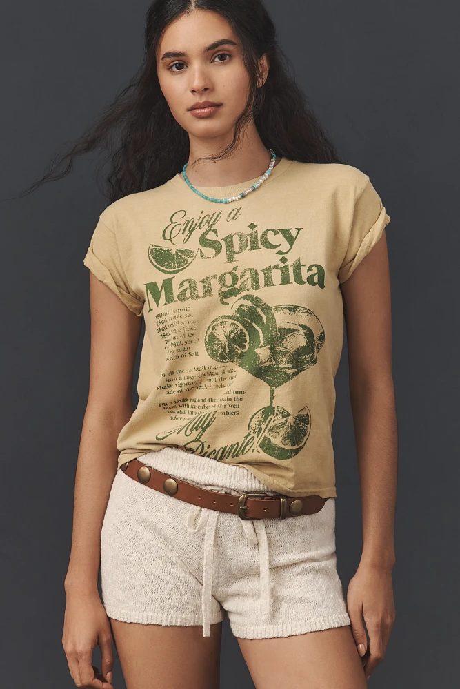 By Anthropologie Spicy Margarita Graphic Tee