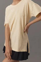 The Jordyn Perfect Oversized Cotton-Slub Tee by Pilcro