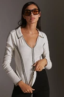 Pilcro Stitched Long-Sleeve Top