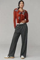 The Andie Ribbed Henley Top by Pilcro