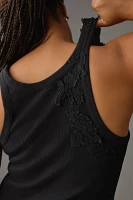 The Pippah Lace Appliqué Tank