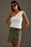 Maeve One-Shoulder Ruffled Top