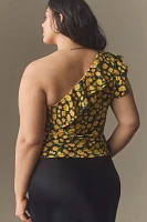 Maeve One-Shoulder Ruffled Top