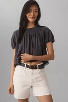 Maeve Puff-Sleeve Swing Top