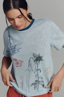 Pilcro Stamp Printed Tee