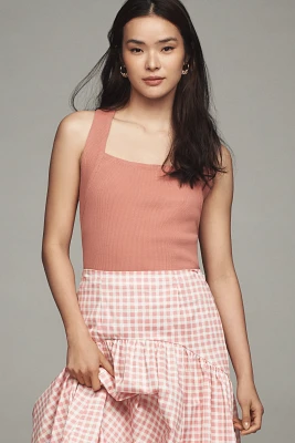 By Anthropologie Square-Neck Halter Tank