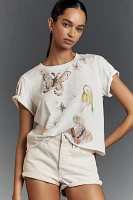 Swan Gossip x Anthropologie Crew-Neck Boxy Tee
