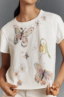 Swan Gossip x Anthropologie Crew-Neck Boxy Tee