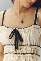 Pilcro Tiered Ruffle-Hem Ruched Tank Top