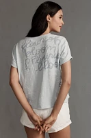 By Anthropologie Cotton Boxy Tee