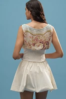 By Anthropologie Twofer Off-the-Shoulder Scarf Top