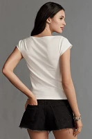 Pilcro Short-Sleeve Envelope Tee
