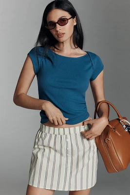 Pilcro Short-Sleeve Envelope Tee