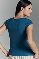 Pilcro Short-Sleeve Envelope Tee
