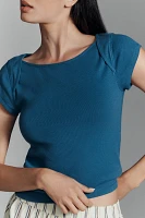 Pilcro Short-Sleeve Envelope Tee