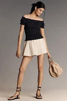 Maeve Off-The-Shoulder Smocked Top